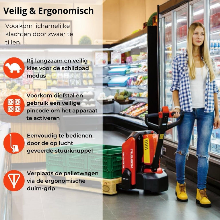 PTE15N-EDGE ELEKTRISCHE POMPWAGEN LI-ION – 1500KG PRO