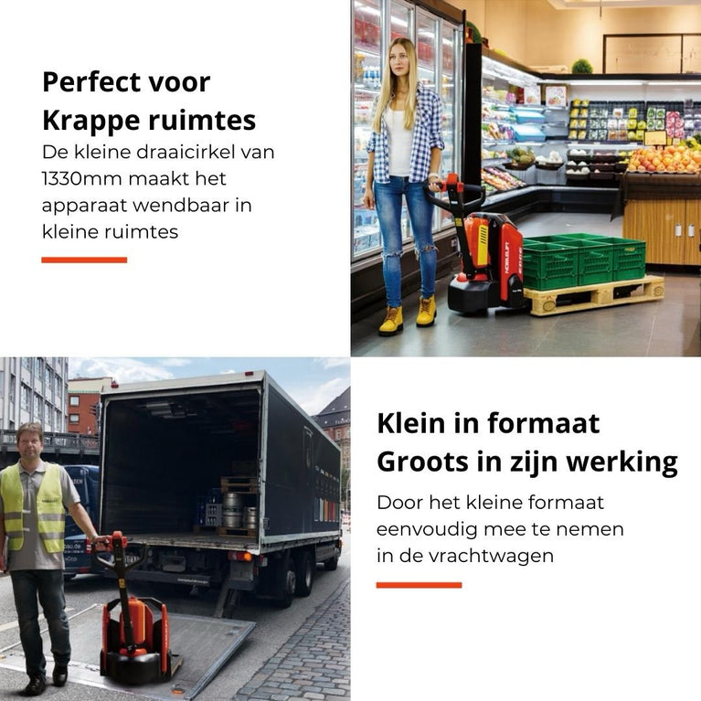 PTE15N-EDGE ELEKTRISCHE POMPWAGEN LI-ION – 1500KG PRO