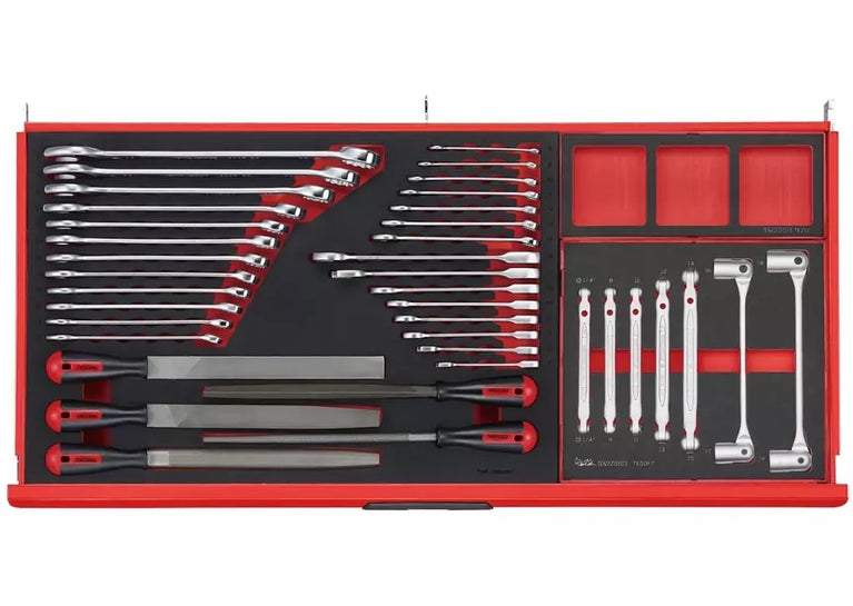 Teng Tools Gevulde Gereedschapswagen – 631-delig – 7 laden – Rood