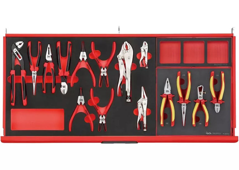 Teng Tools Gevulde Gereedschapswagen – 631-delig – 7 laden – Rood