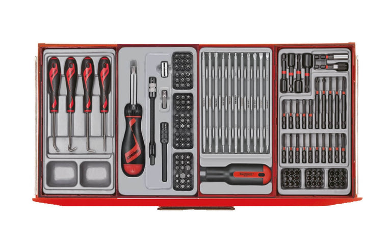 Teng Tools TCMM1011NBK Gevulde Gereedschapswagen – 1011-delig – 16 Laden – Zwart