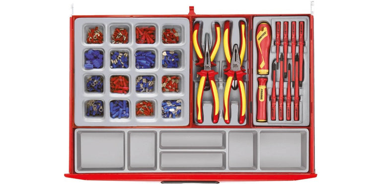 Teng Tools Gevulde Gereedschapswagen – 1011-delig – 16 Laden – Rood
