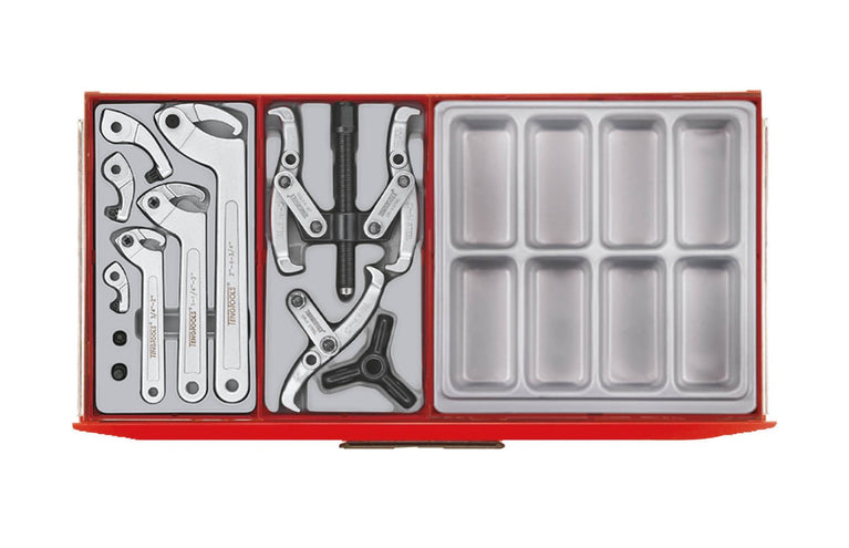 Teng Tools TCMM1011NBK Gevulde Gereedschapswagen – 1011-delig – 16 Laden – Zwart