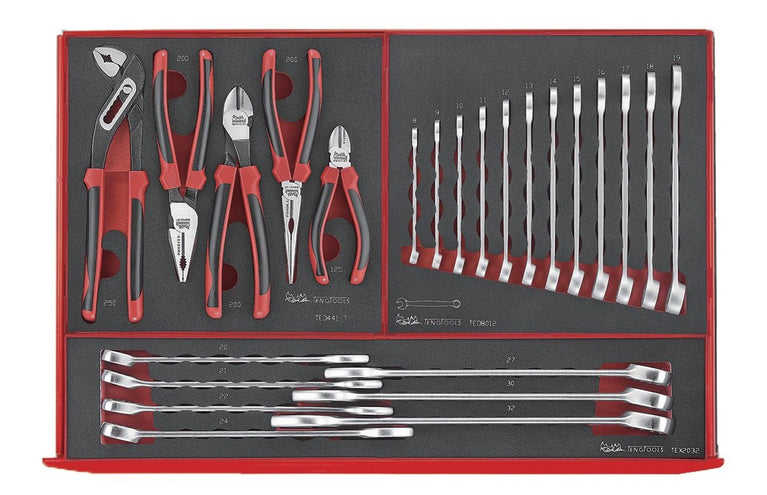 Teng Tools TCEMM417N8 Gereedschapswagen – 417-delig – FOAM Tray System – 8 Laden