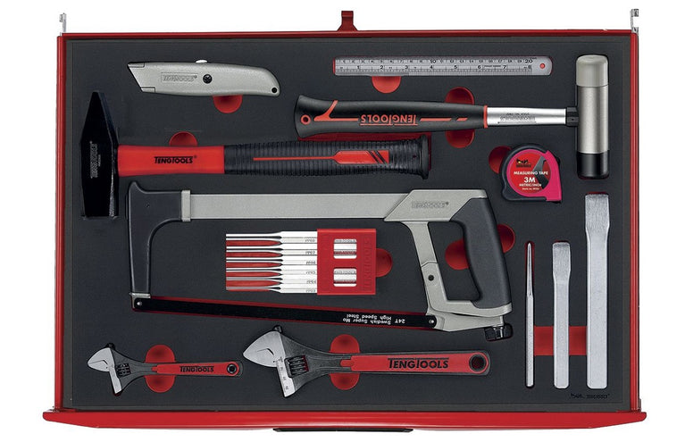 Teng Tools TCEMM417N8 Gereedschapswagen – 417-delig – FOAM Tray System – 8 Laden