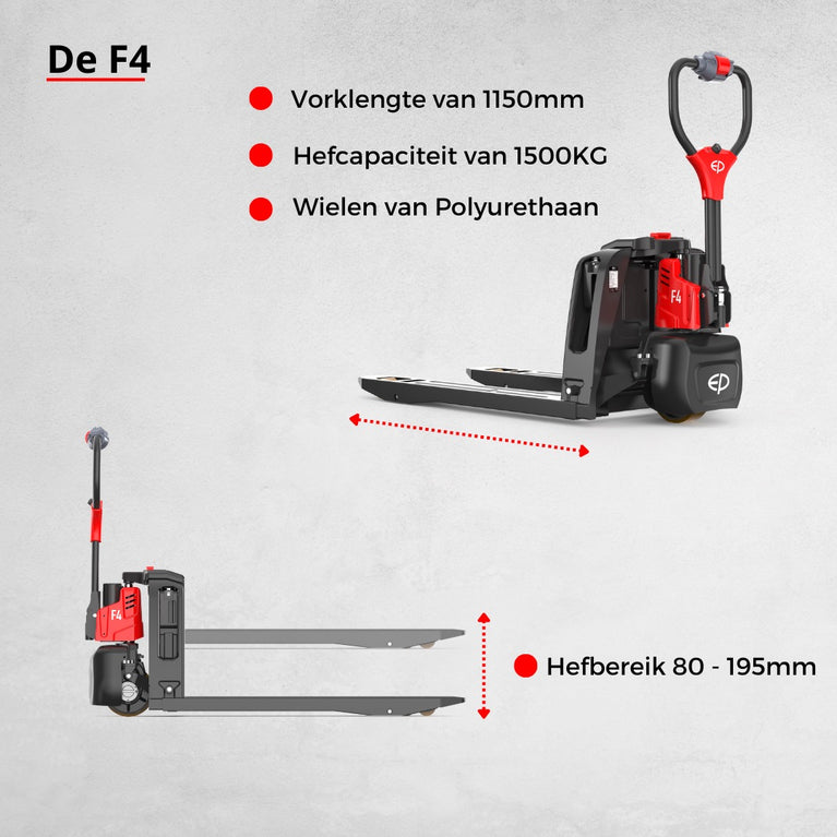 F4 ELEKTRISCHE POMPWAGEN LI-ION – 1500KG