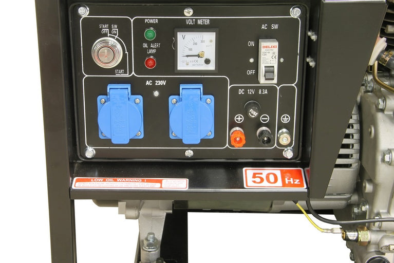 Valkenpower Diesel generator set open type 230V 6kVA