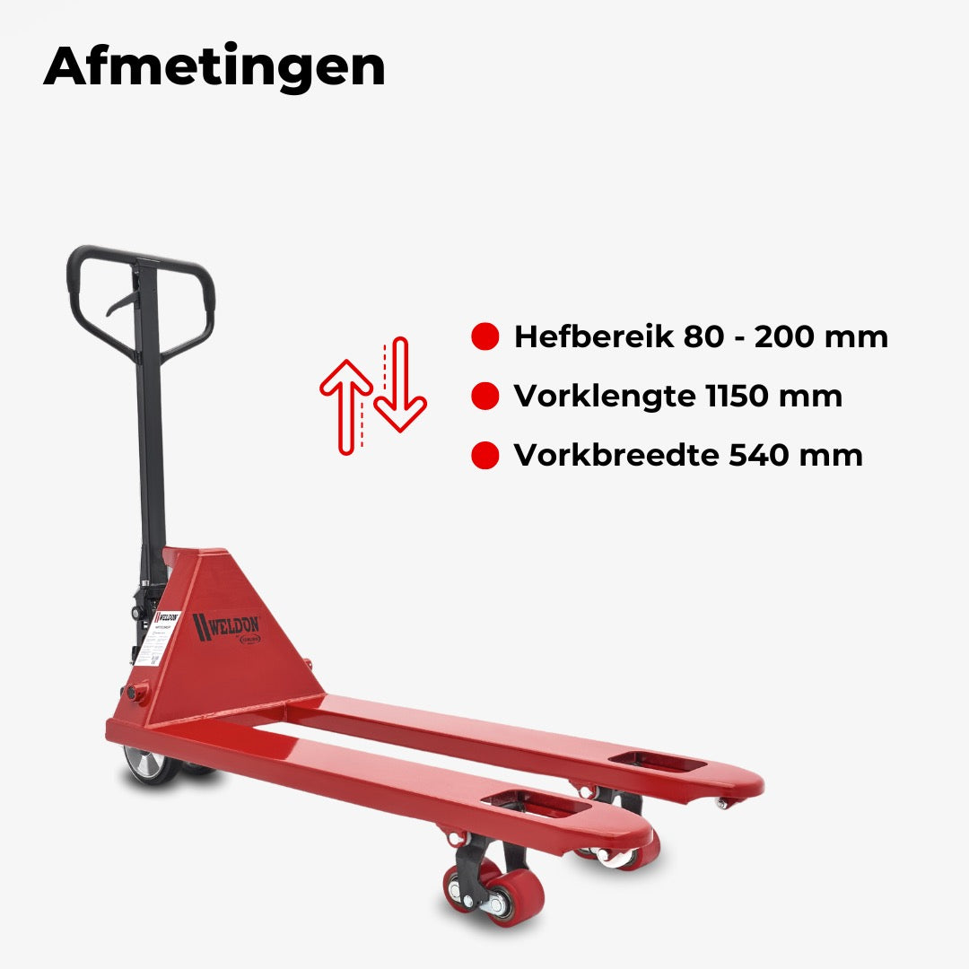 WELDON PALLETWAGEN – 2500KG