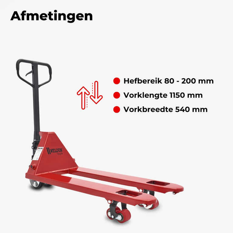 WELDON PALLETWAGEN – 2500KG