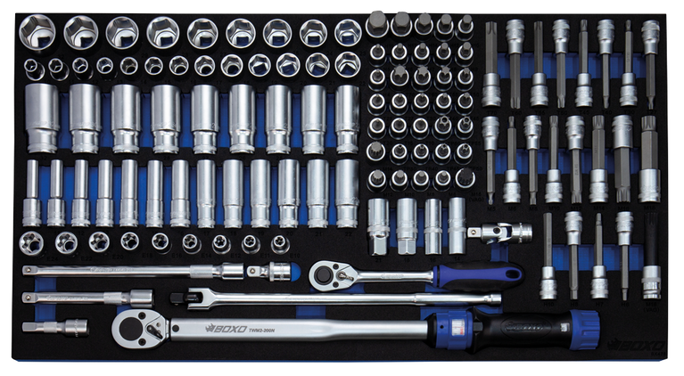 BOXO 121-dlg. 1/2" Doppenset