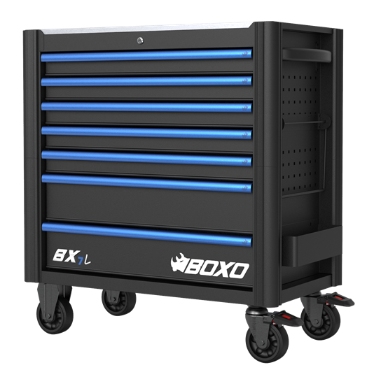 BOXO BX7L Gereedschapwagen 7 laden BLAUWE HGREEP