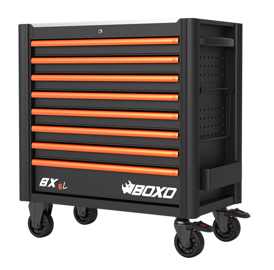 BOXO BX8L Gereedschapwagen 8 laden Oranje HGREEP