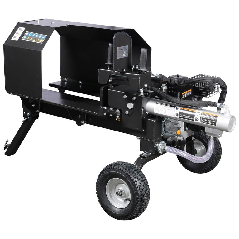 Woodcraft houtklover 12 ton benzine horizontaal