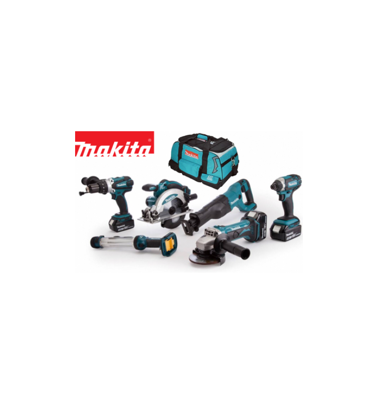 Makita DLX6044PT Comboset 3 x 18V 5,0Ah