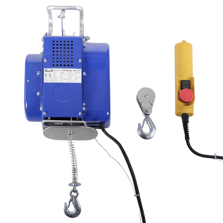 Mobiele elektrische lier 100 / 200 kg