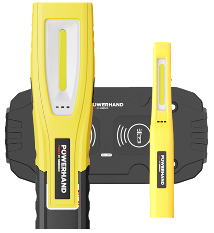 Powerhand COB Werklampen-combi, Inductie, geel