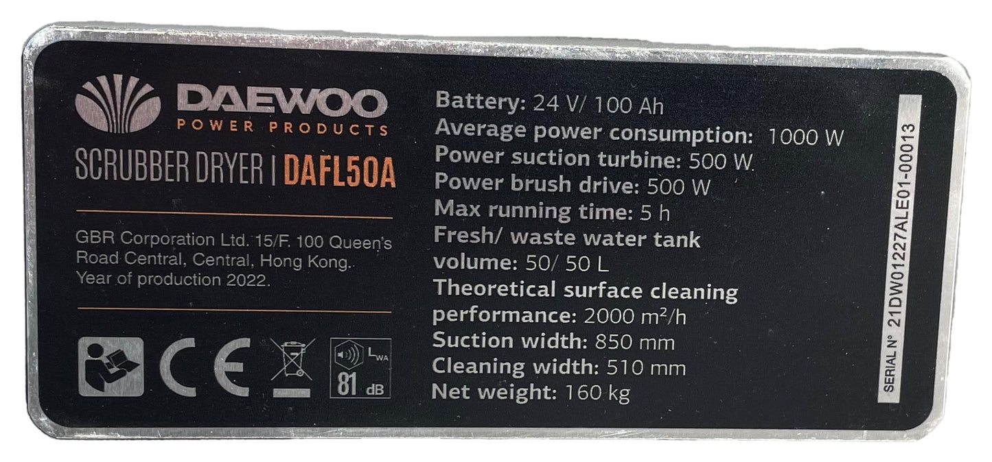 Schrobmachine - Daewoo DAFL50A