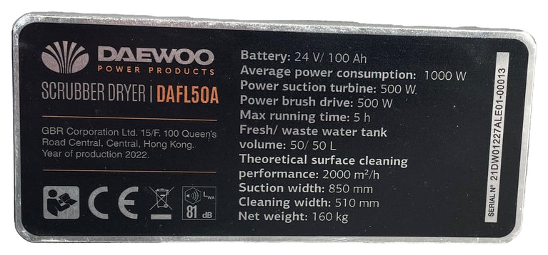 Schrobmachine - Daewoo DAFL50A