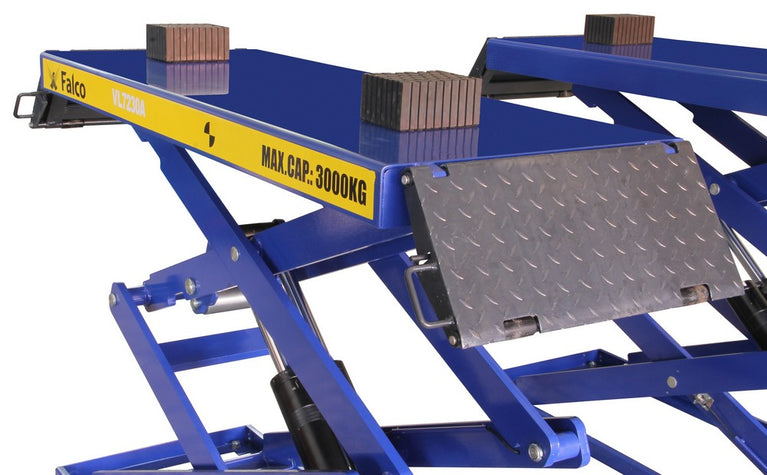 Dubbele schaarlift master-slave 3000kg 400V