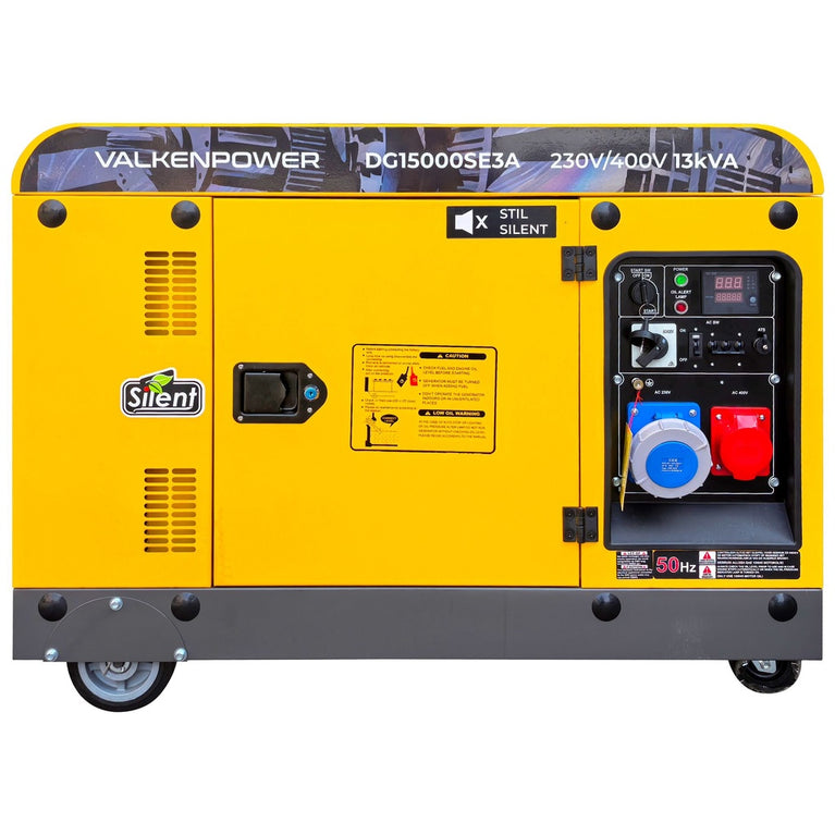 Diesel Generator 10,5 kW Geluidsgedempt 230V/400V met ATS & AVR