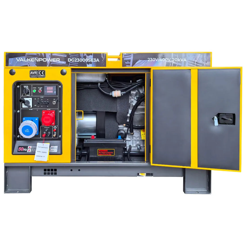 Diesel Generator 16 kW Geluidsgedempt met ATS en AVR