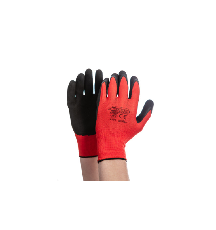 Werkhandschoenen - Stahlzet XL PAKKET 200ST - ROOD