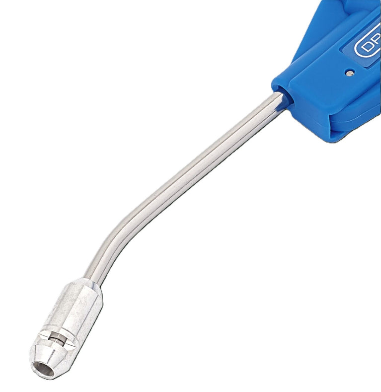 Blaaspistool gebogen, 100mm