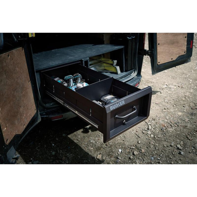 BUNKER Diepe opberglade S1, zwart