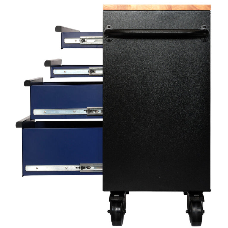 BUNKER Gereedschapswagen/werkbank, 104cm, blauw