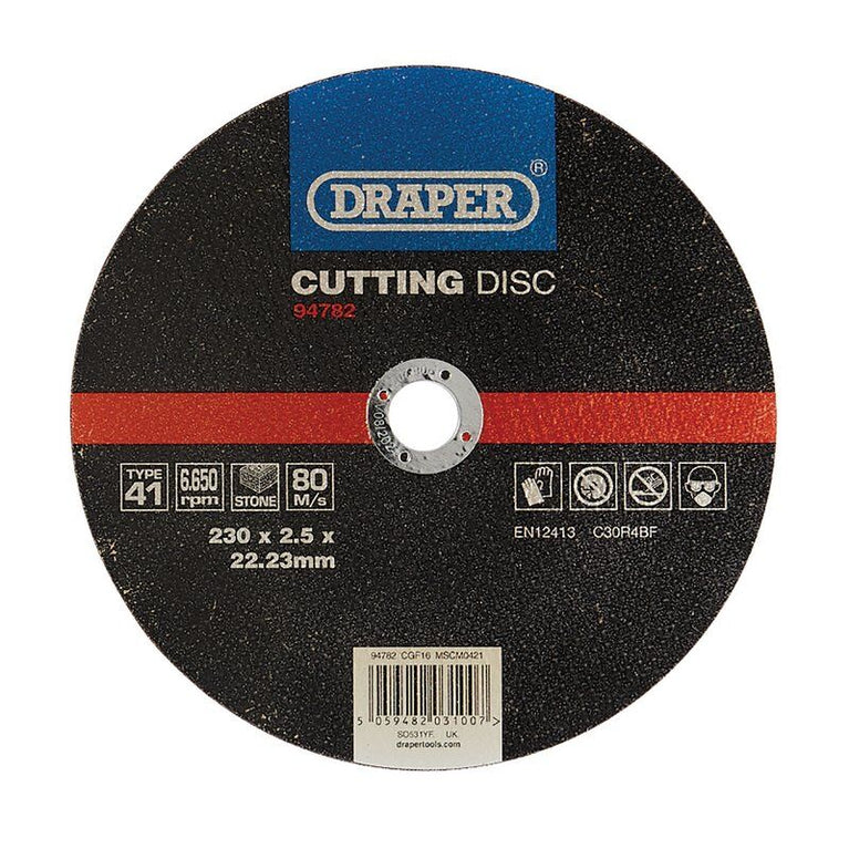 Doorslijpschijf Ø230x 2,5mm (asgat 22mm) steen
