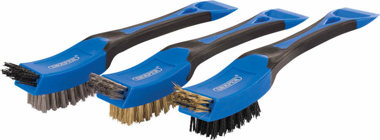 Draadborstelset, 5x12 tip bristle 210mm, 3dlg
