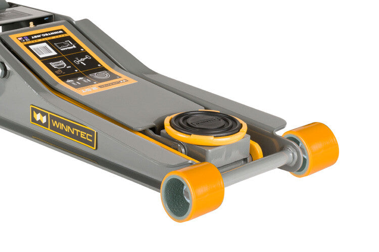 Garagekrik ultra laag, 2 ton turbo lift, PU wielen
