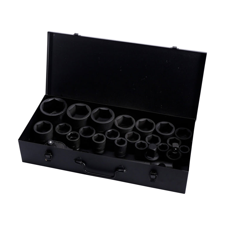 Doppendoos impact 3/4'' en 1'' 26 delig engels-0