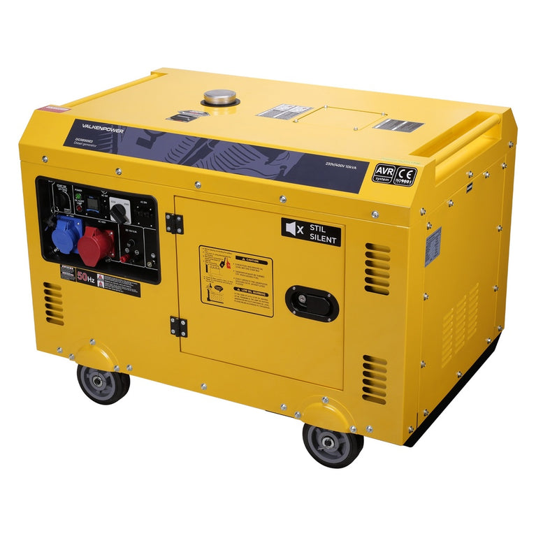 Diesel generator set geluidsgedempt 230V-400V 8kW-0