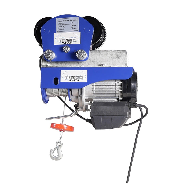 Elektrische takel incl loopkat met draadloze bediening 150 / 300kg 230V-0