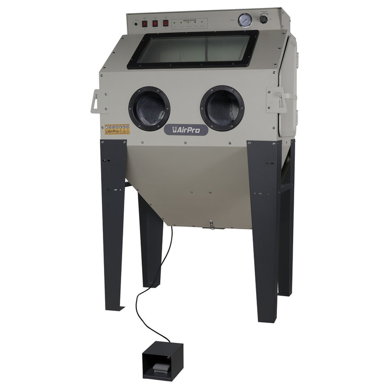 Zandstraalkast 350L met 2 zijdeuren-0