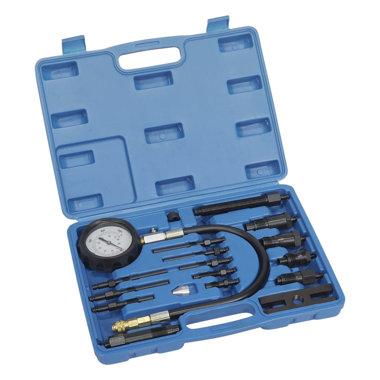 Compressie tester set diesel 19 delig-0