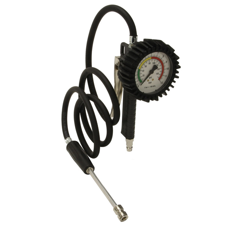 Bandenpomp professioneel 80mm incl. pompstok-0