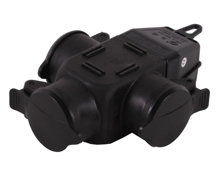 Verdeelstekker rubber 230V-0