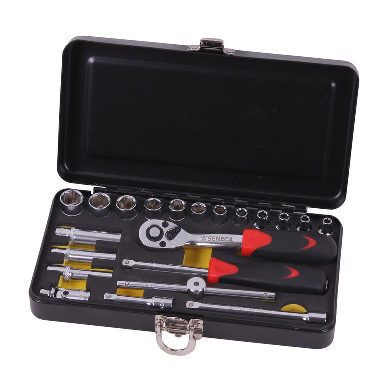 Doppendoos 1/4" 21 delig foam-0