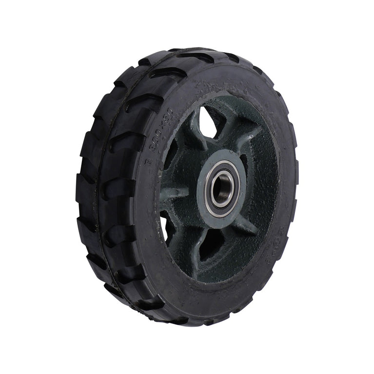 Los wiel 300 x 80mm massief rubber-0