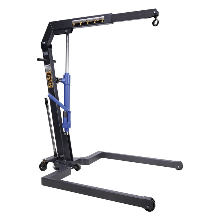 Werkplaatskraan snellift 1 ton parallel onderstel-0