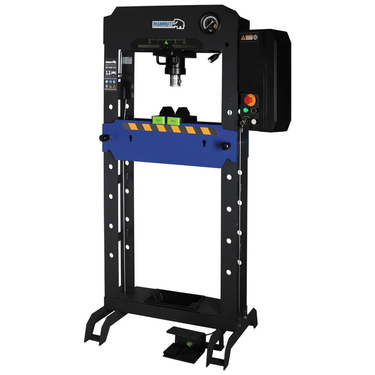 Mammuth werkplaatspers 30 ton elektrisch-0