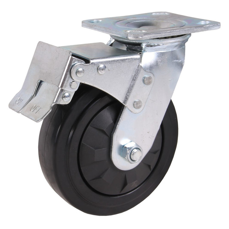 Zwenkwiel met rem 150 x 45mm PU-0