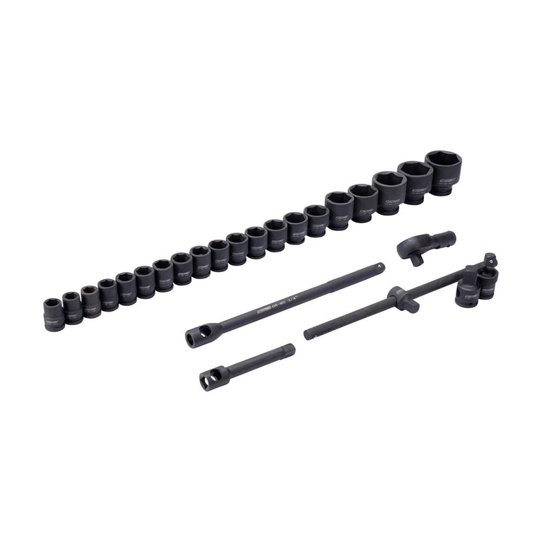 Doppendoos impact 3/4'' en 1'' 26 delig metrisch vp:19731