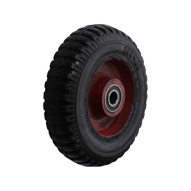 Los wiel 200 x 55mm massief rubber-0