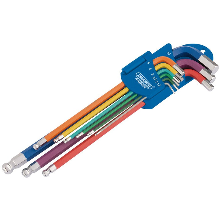 Inbussleutel set bolkop XL, 9dlg