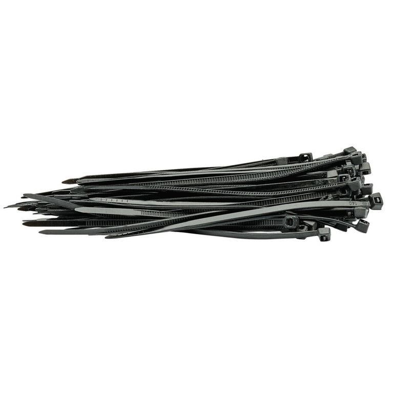 Kabelbinder 2,5x100mm, zwart, 100st
