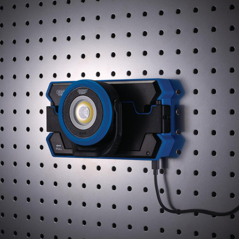 Mini werklamp COB SMD LED, 7W, 670 Lumen, draadloos oplaadbaar
