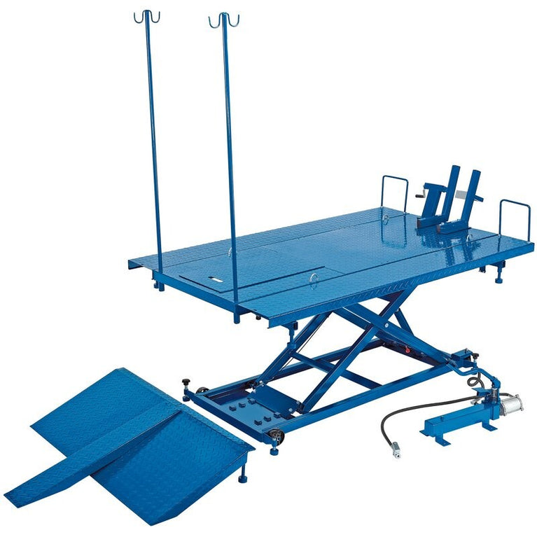 Motor heftafel pneumatisch, 680kg